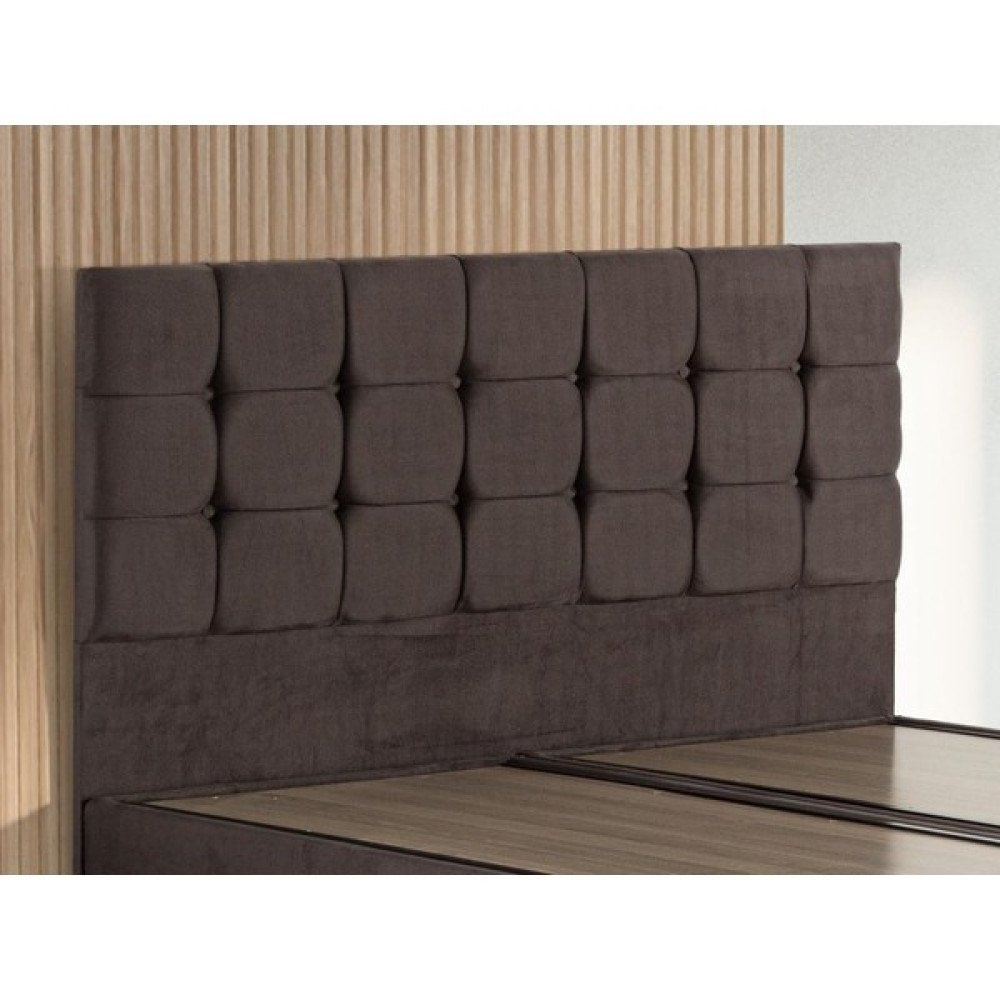 Niron Rama 200 cm Çift Kişilik Başlık, Füme Soho Kumaş Yatak Başlığı - 200 x 200 cm Yatak Başlığı Fiyatı