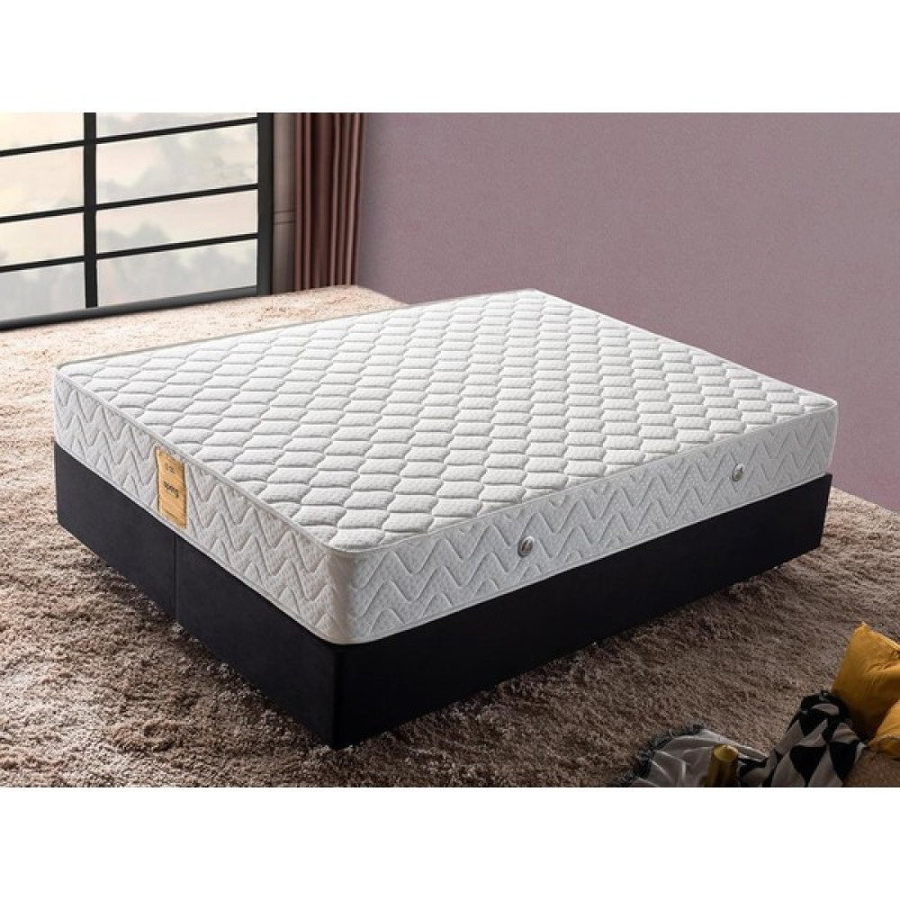 Niron Spring Visco Çift Kişilik Yaylı Visco Yatak 140x190cm Lüks Yatak Hem Yaylı Hem Visco Pamuklu Örme Kumaş - 140 x 190 cm Yatak Fiyatı