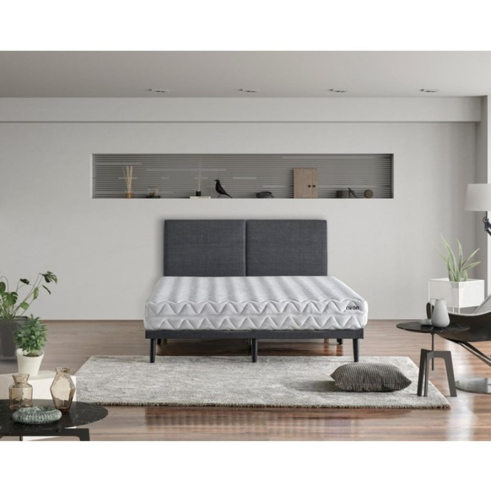 Niron Yatak Niron Pocket 160X200 cm Çift Kişilik Yatak Katlanır Baza Başlık Takımı - Katlanır Baza, Başlık ve Yatak Seti - 160 x 200 cm Baza Fiyatı