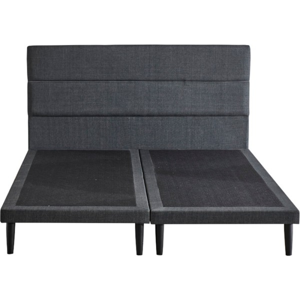 Niron Yatak Niron Slim Baza ve Başlık Seti Çift Kişilik 150X200 cm - Antrasit - 150 x 200 cm Baza Fiyatı