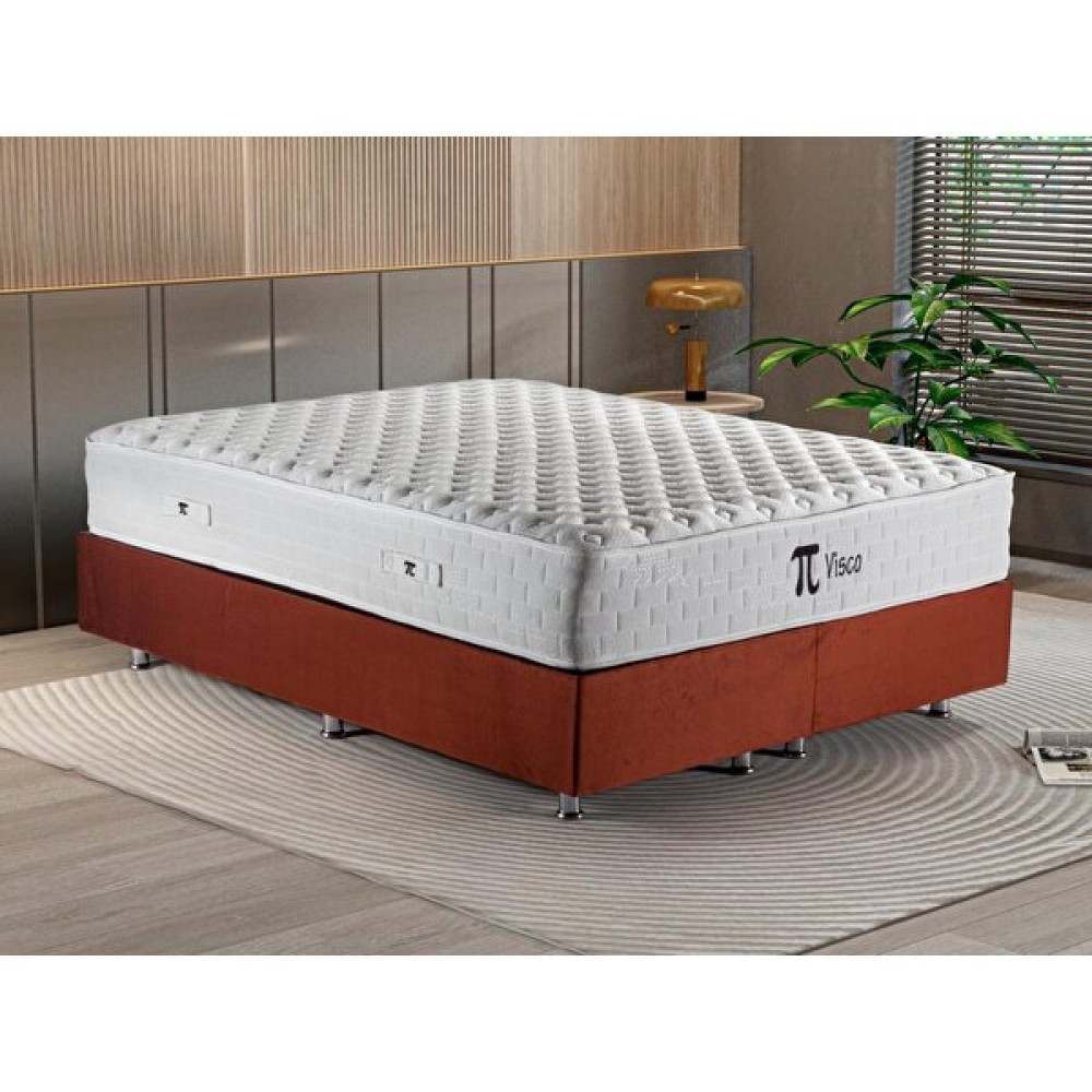 Niron Yatak Pinotte Pi Visco Çift Kişilik Lüks Full Ortopedik Pakey Yaylı Yumuşak Yatak 180X200 cm - 180 x 200 cm Yatak Fiyatı
