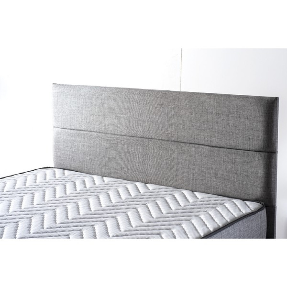Niron Yatak Silver Tek Kişilik Yatak Başlığı - 80 cm Gri Keten Kumaş Başlık Yatak Başlığı Fiyatı