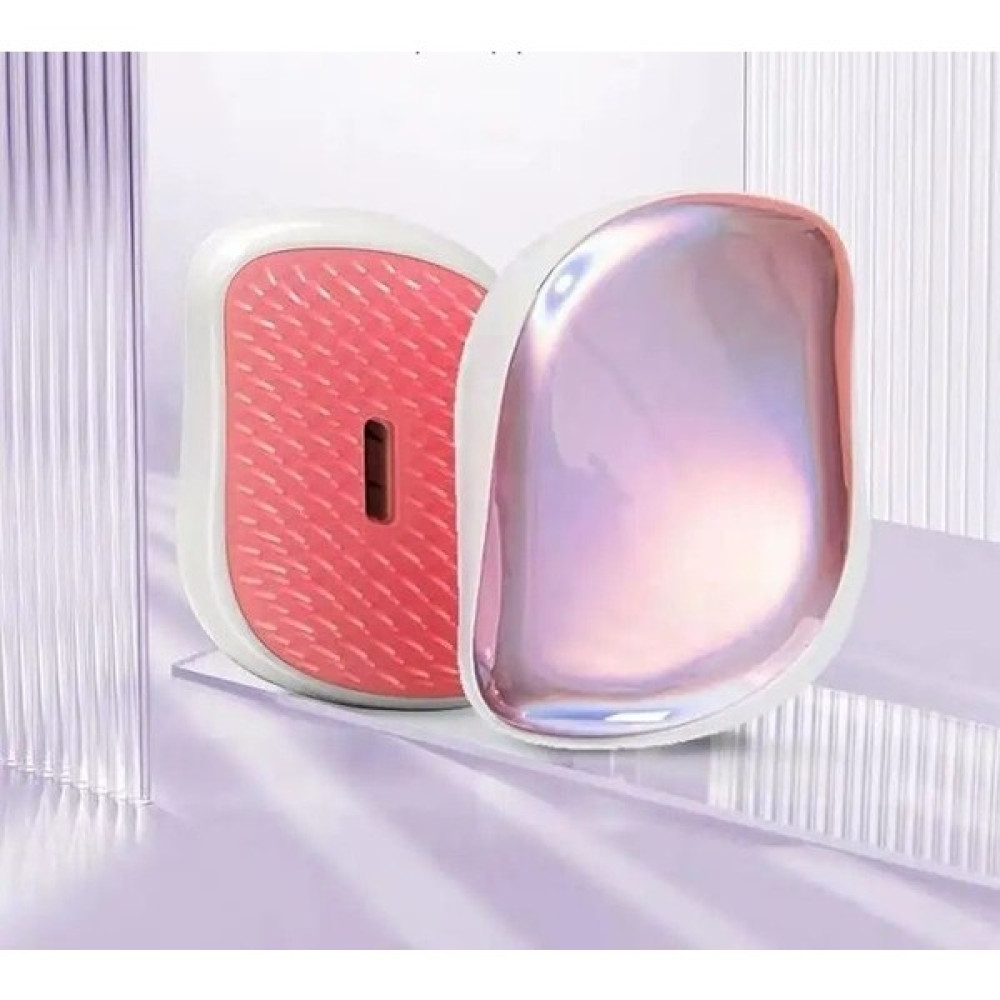 Nirvana Saç Tarak & Saç Masaj Tarak Compact Style Pink Holographic Saç Fırçası - Pembe - Beyaz Saç Fırçası ve Tarağı Fiyatı