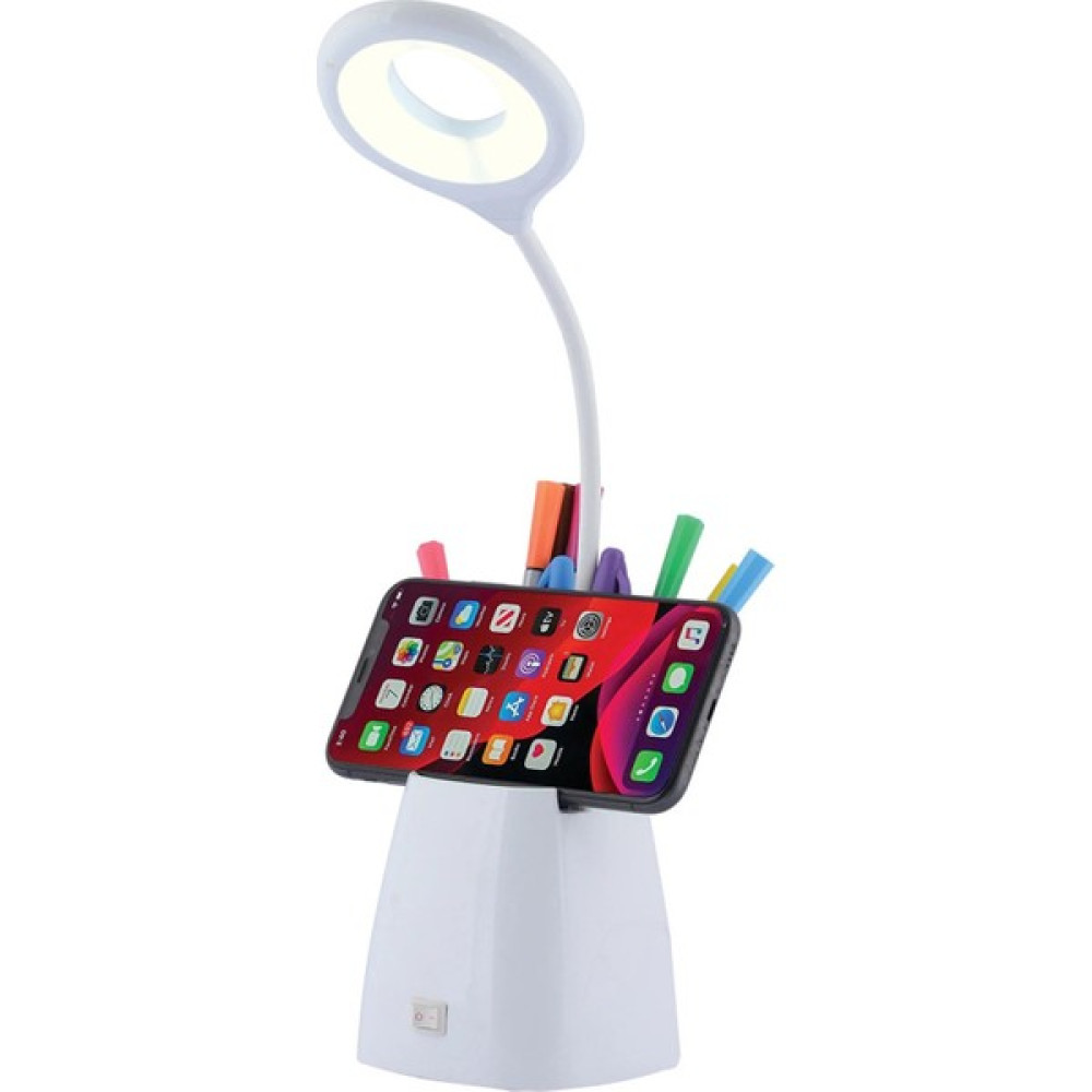 Nisa Luce Luna LED Masa Lambası - Siyah, Beyaz, Pembe - Beyaz Masa Lambası Fiyatı