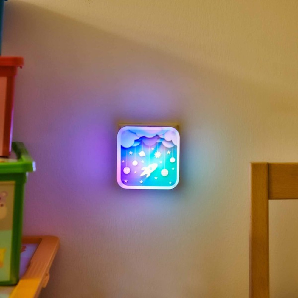 Nisa Luce Uzay Mekiği Gece Lambası - Mavi Gece Lambası Fiyatı