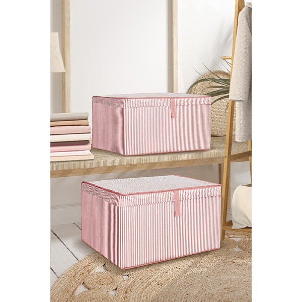 Nisahometeks 60*40*30 cm Mega Kutu Hurç - Açık Pembe - 1 Adet Hurç Fiyatı