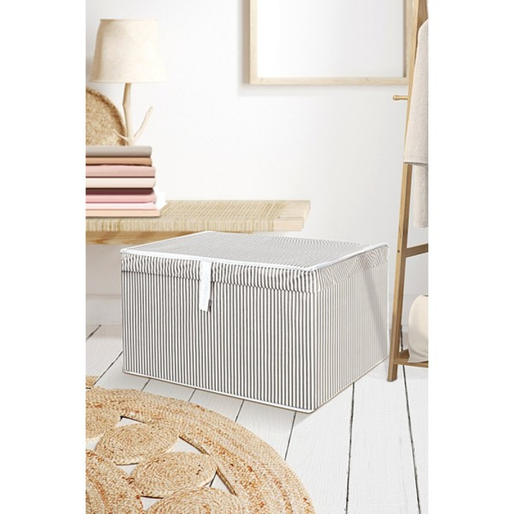 Nisahometeks Mini Kutu Hurç 40 x 30 x 26 cm (Gri) - Gri Hurç Fiyatı