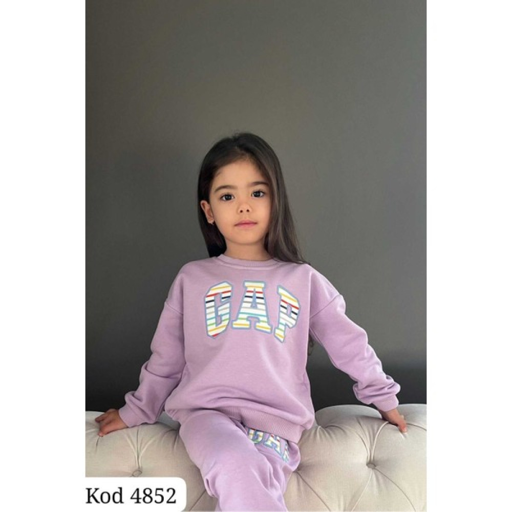 Nisan Kids Kız Çocuk Lila 3 Iplik %100 Pamuk Alt-Üst Takım Kız Çocuk Giyim Takımı Fiyatı