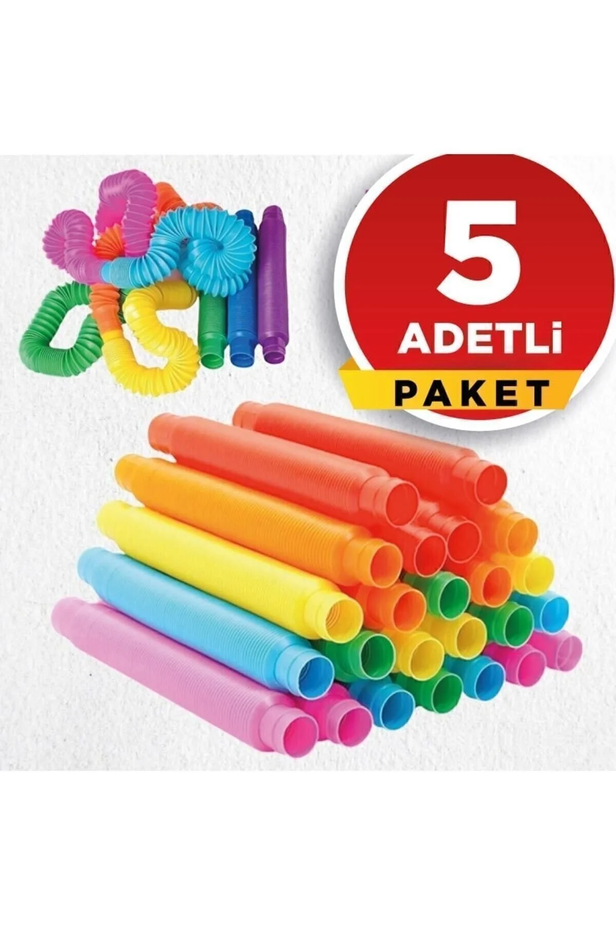 Nisan Vitrini Pop Tubes Pop Tube Popit 5 Adet Esnek Tüp Boru Eğitici Duygusal Oyuncak" Eğitici Oyuncak Fiyatı