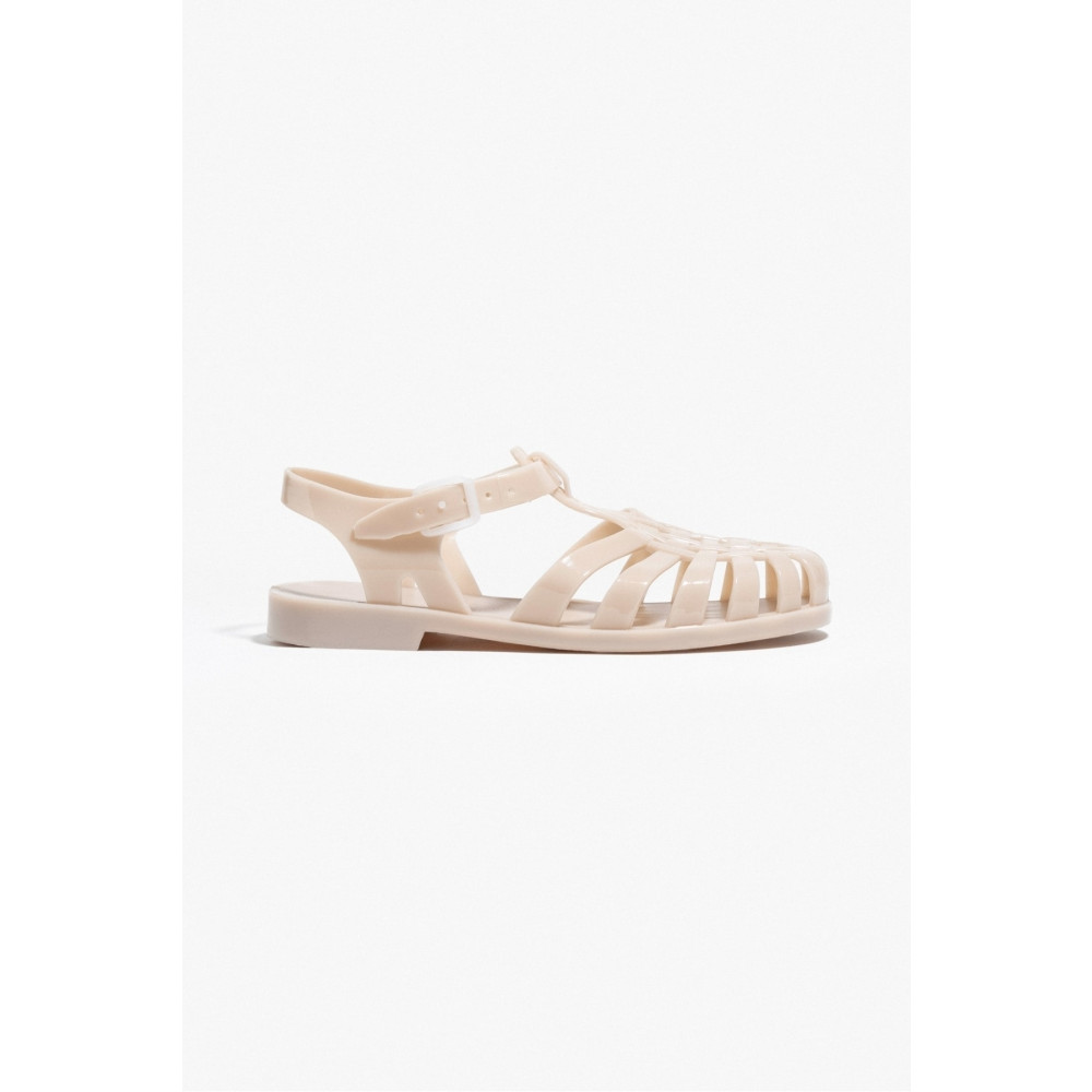 NİŞANTAŞI SHOES Anderline Krem Mat Kemer Detay Kadın Sandalet 36 Beden Unisex Sandalet Fiyatı