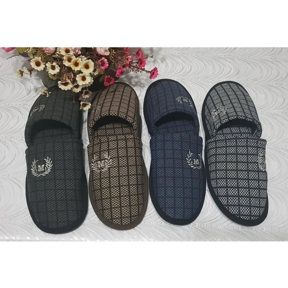 Nisanur Shoes 4'lü Erkek Ev Terliği-Misafir Terliği-Çeyiz Bohça Terliği-Damat Terliği-Balkon Terliği Erkek Terlikleri ve Sandaletleri Fiyatı