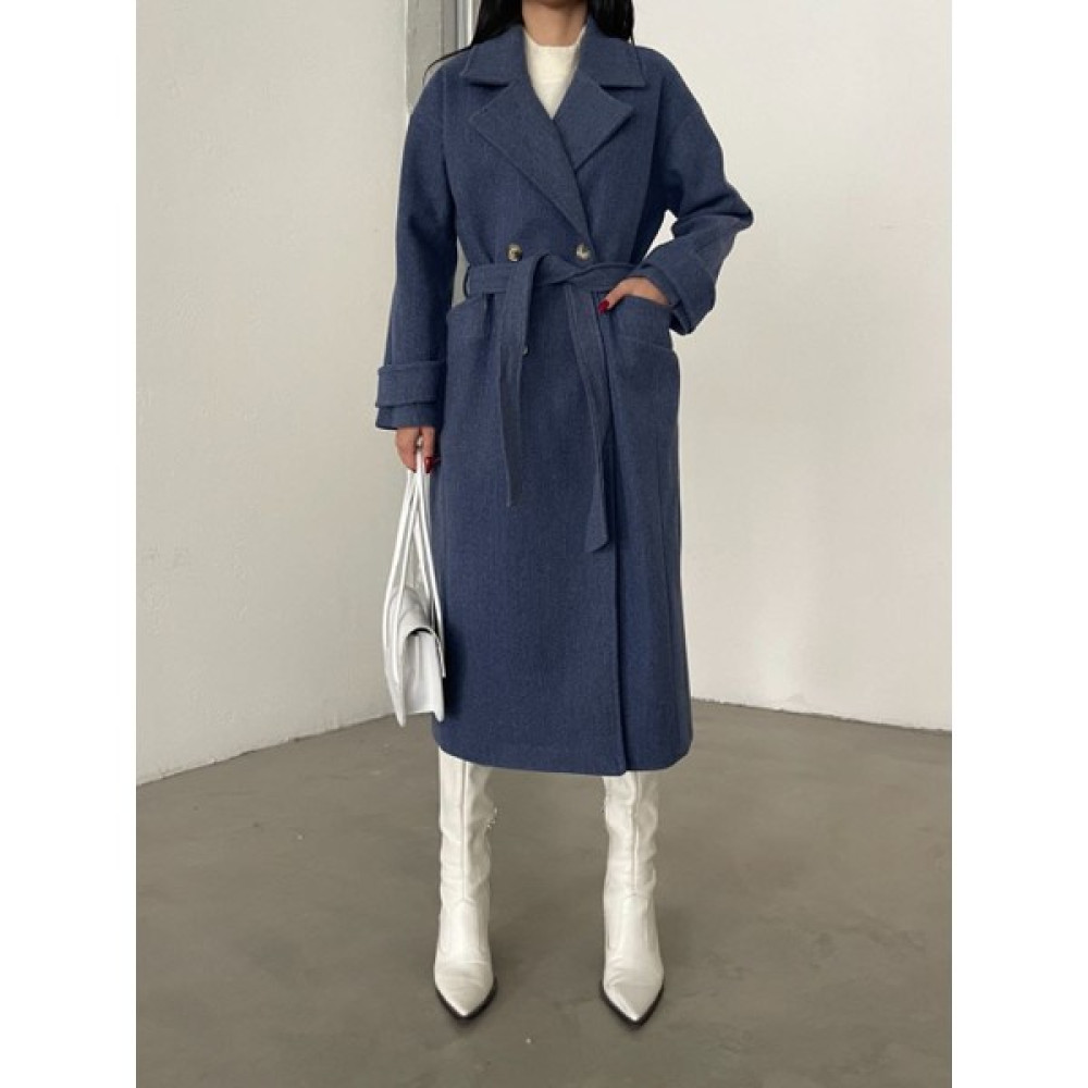 Nisay Boutique Oversize Geniş Kesim Kemerli Uzun Kaşe Kaban Kadın Kaban Fiyatı