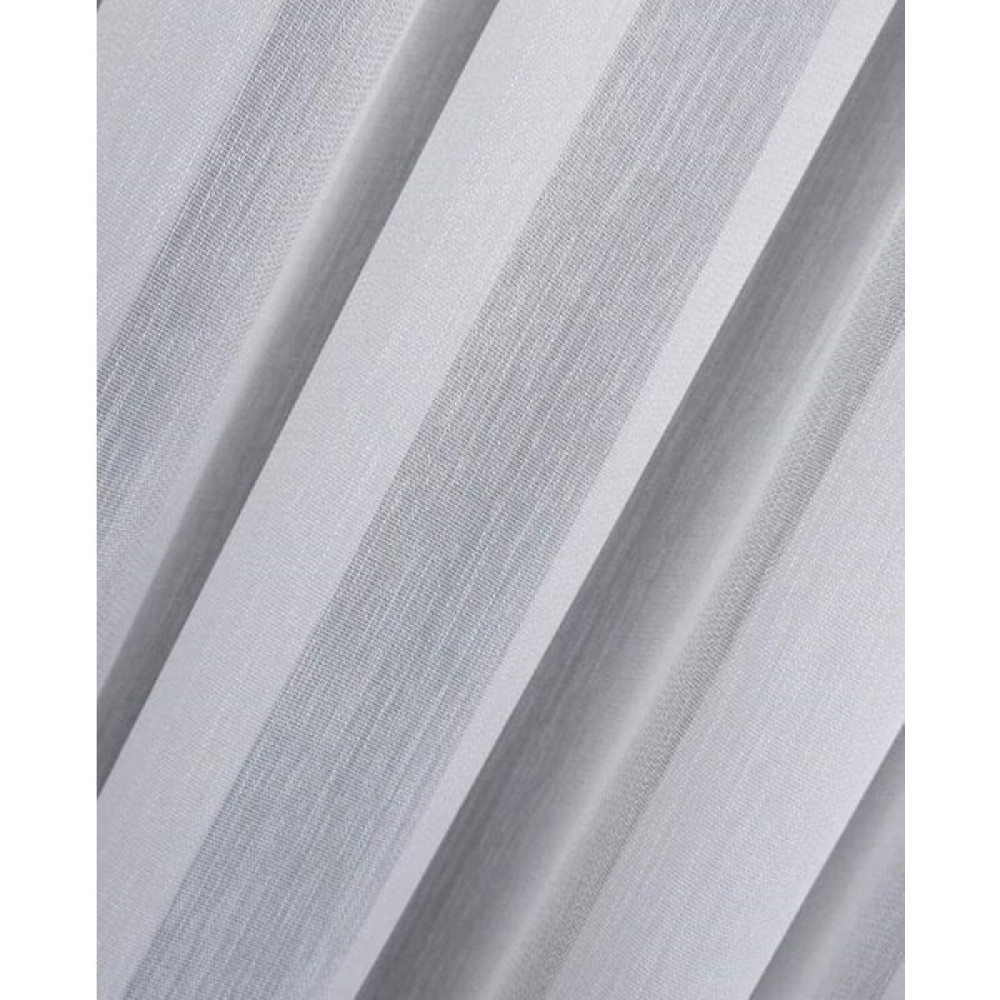 Nish Perde Keten Bambu Desen Tül Perde 1/2 Seyrek Pile Nish Perde - 150 x 255 cm - Kırık Beyaz Tül Perde Fiyatı