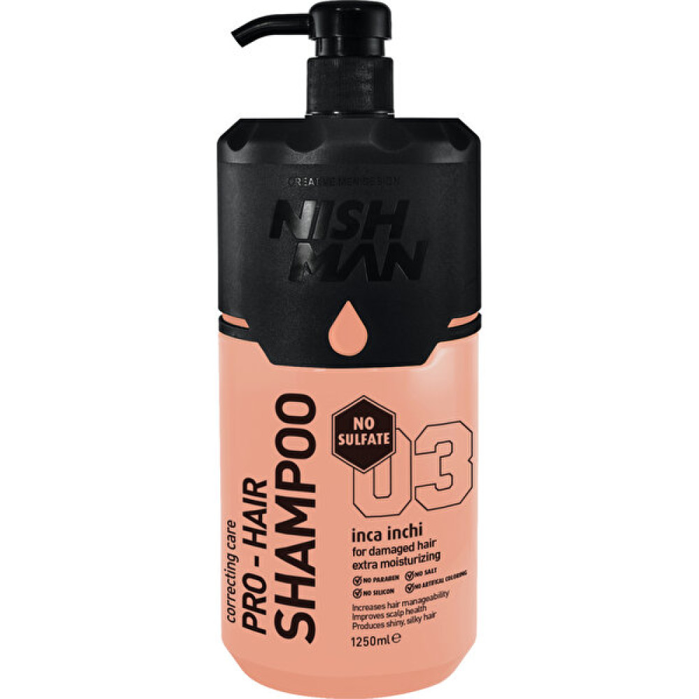 Nishman 03 Inca Inchı Complex - Tüm Saçlara Yönelik - Bütün Saç Problemleri - Şampuan 1250 ml Şampuan ve Saç Kremi Fiyatı
