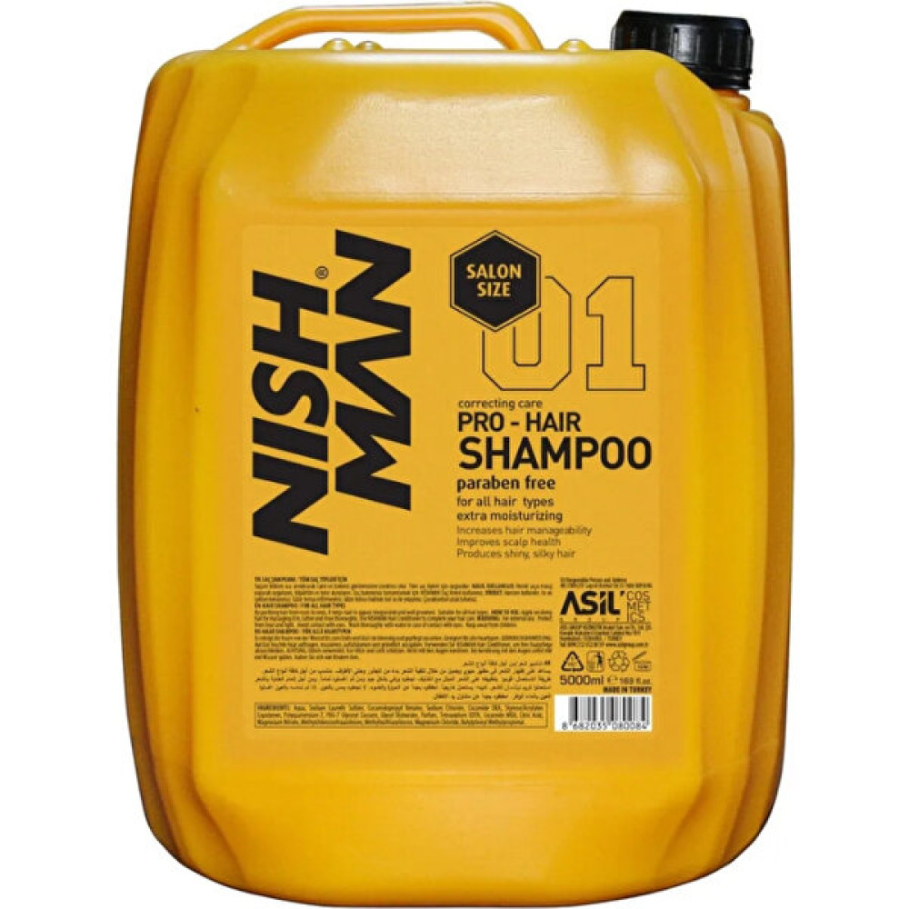 Nishman Parabensiz Salon Tipi Professional Şampuan 5000 ml Şampuan ve Saç Kremi Fiyatı
