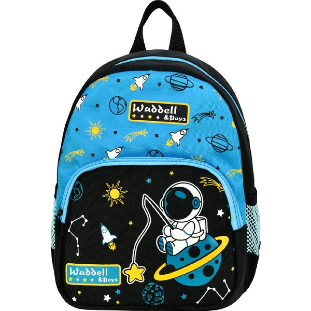 Niss Store Waddell Lisanslı Astronot Frekanslı Anaokul Kreş Okul Öncesi Çocuk Sırt Çantası - 18S-Siyah Okul & Evrak Çantaları Fiyatı