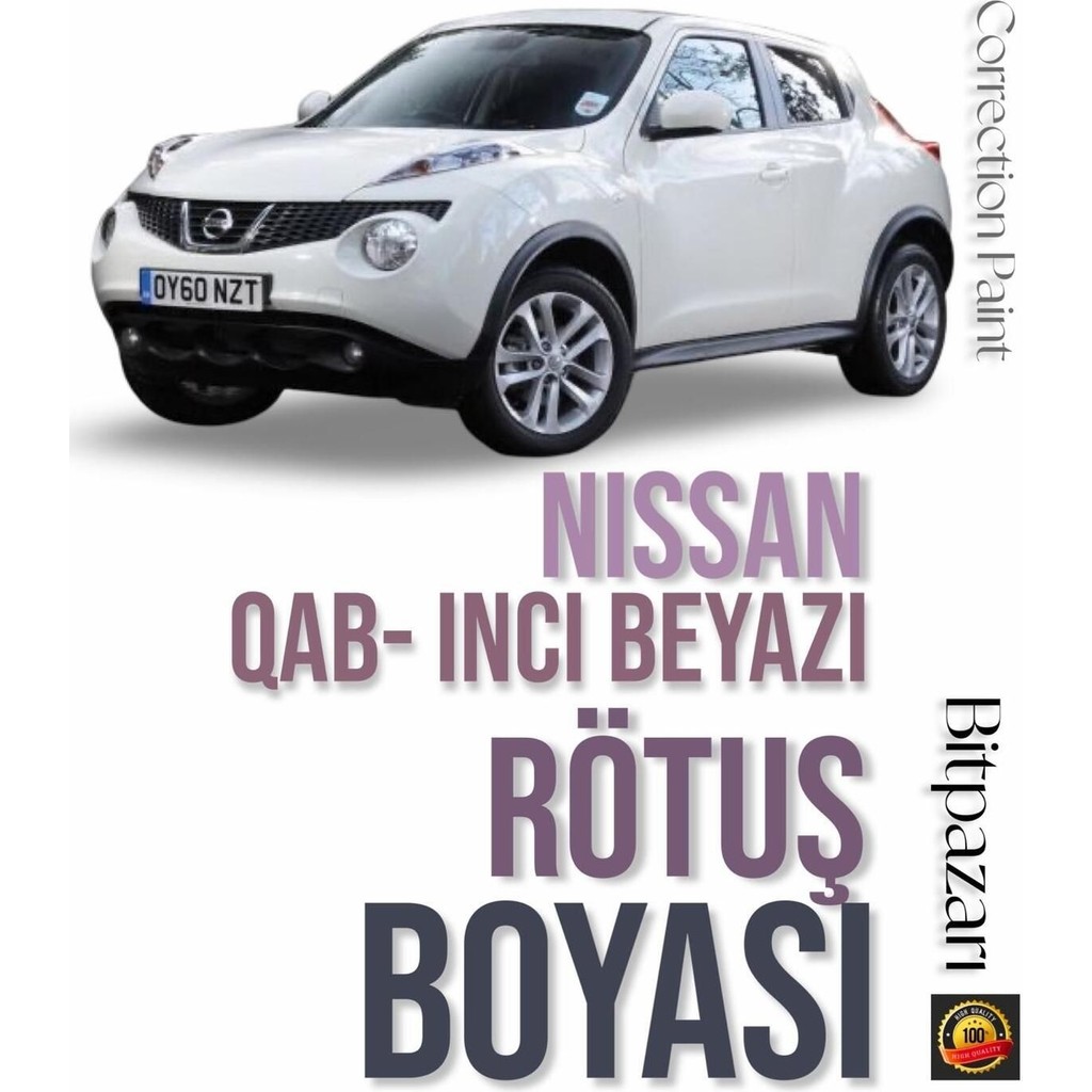 Nıssan Juke - Inci Beyaz Otomobil Çizik Taş Izi Giderici Rötüş Boyası 20ML Oto Boyaları Fiyatı