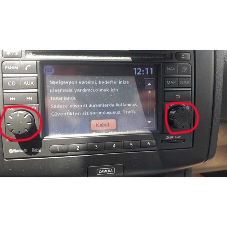 Nissan Qashqai Multimedya Ses Ayar Düğmesi - 00 - Siyah Diğer Fiyatı