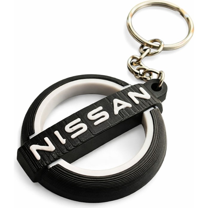 Nissan Yazılı Araç Anahtarlığı | Siyah Halkalı Şık Metal Anahtarlık | Otomobil Severlere Hediye Diğer Fiyatı
