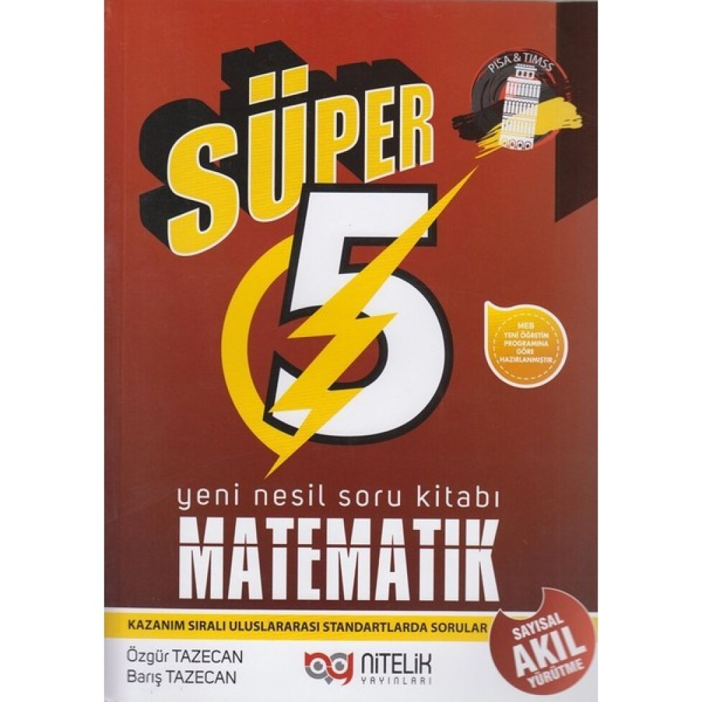 Nitelik Yayınları 5. Sınıf Süper Matematik Soru Bankası Matematik Fiyatı