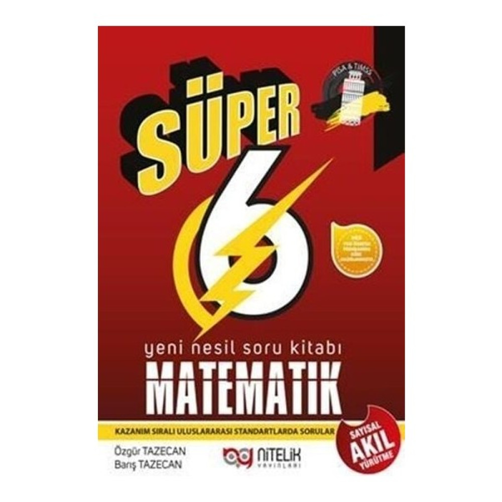 Nitelik Yayınları 6. Sınıf Süper Matematik Soru Bankası - Güncel Kaynak Kitapları Fiyatı