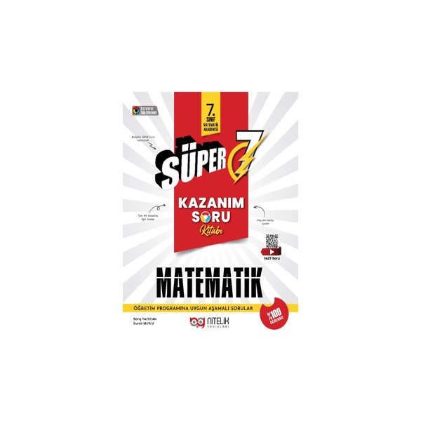 Nitelik Yayınları 7. Sınıf Süper Kazanim Matematik Soru Kitabı Diğer Fiyatı
