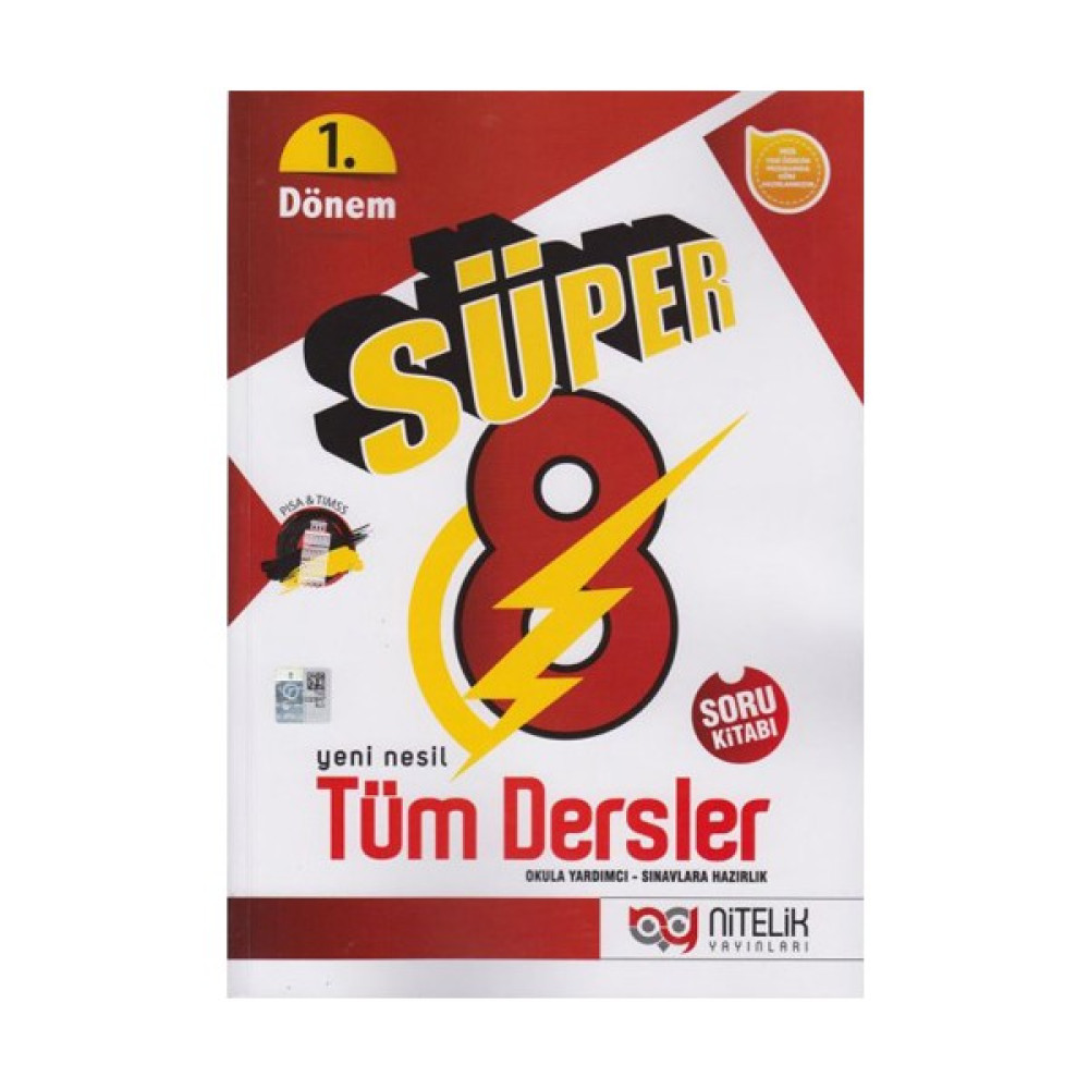 Nitelik Yayınları 8. Sınıf LGS 1. Dönem Tüm Dersler Süper Soru Kitabı Tüm Dersler Fiyatı