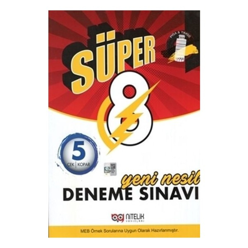 Nitelik Yayınları 8. Sınıf LGS Süper Yeni Nesil 5 Deneme - Yeni Kaynak Kitapları Fiyatı