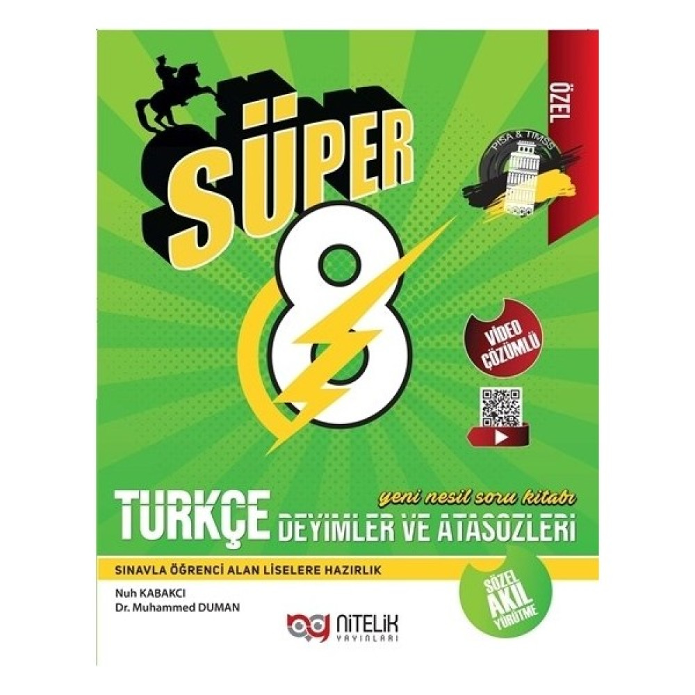 Nitelik Yayınları 8. Sınıf LGS Türkçe Deyimler ve Atasözleri Soru Bankası Kaynak Kitapları Fiyatı
