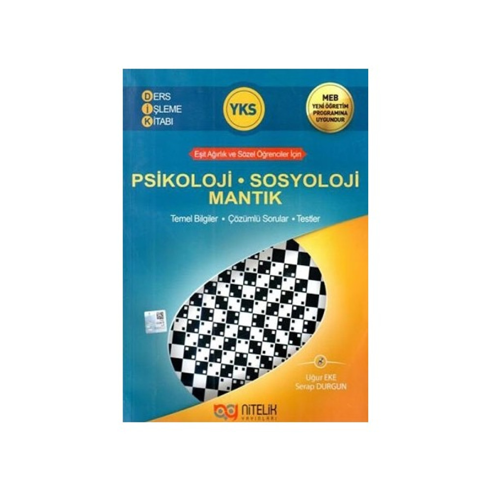 Nitelik Yayınları TYT - AYT Psikoloji Sosyoloji Mantık Ders İşleme Kitabı - Serap Durgun, Uğur Eke Sosyal Bilgiler Fiyatı