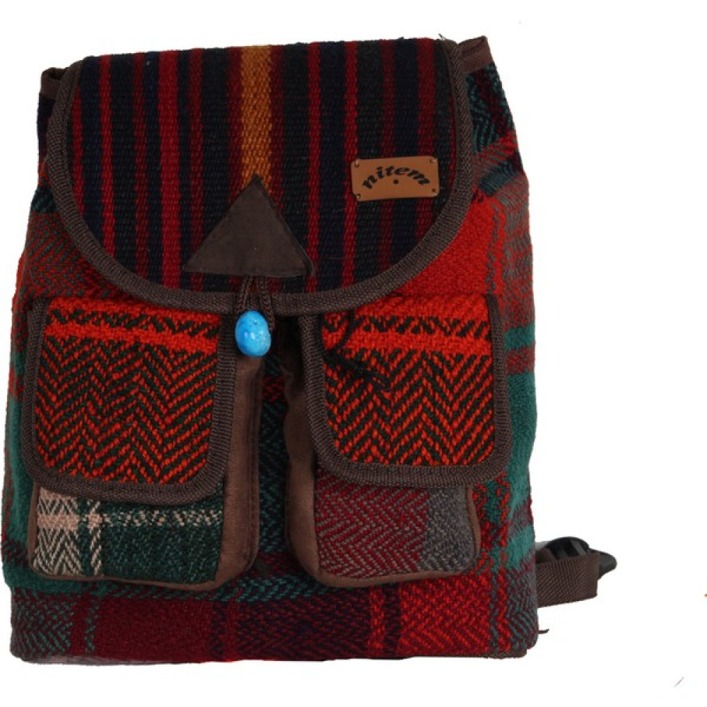 Nitem Çanta. Kilim Sırt Çantası. El Dokuma Anadolu Motif ve Figürlü Tasarım. Kod 103-3 Erkek Sırt Çantası Fiyatı