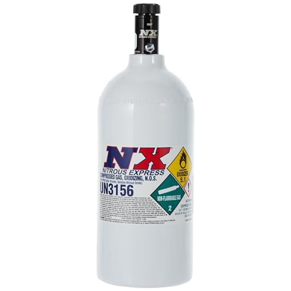 Nitrous Express 11025 Nitrous Bottle with Motorcycle Valve - 2.5 lbs.