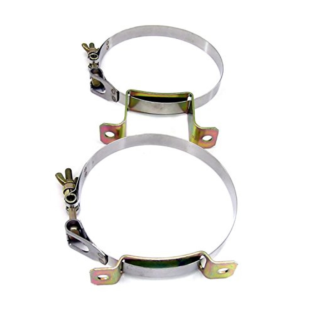 Nitrous Express 11109 5 lbs. Stainless Steel Bottle Brackets