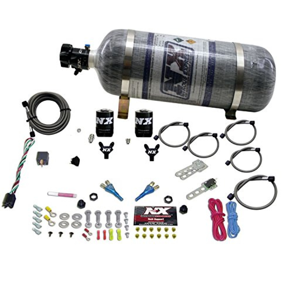 Nitrous Express - BMW EFI All Dual Nozzle Nitrous Kit (50-300 HP) w/Composite Bottle (20816-12)