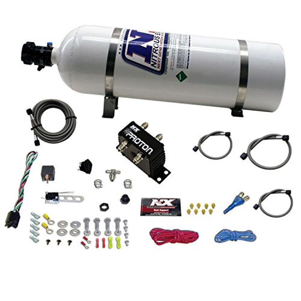 Nitrous Express - Proton Plus Nitrous Kit w/15lb Bottle (20421-15)