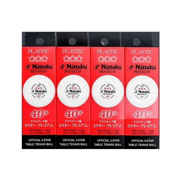 Nittaku Premium 40+ Plastic 3 Lü 4 Kutu Toplar Fiyatı