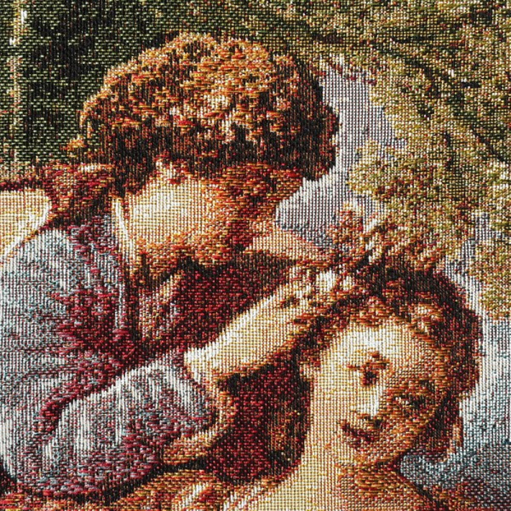 Niva Goblen Figüratif Seri-11 Dokuma Goblen Kumaş-Romeo&juliet1 - 70 cm - Çok Renkli - 50 cm Kumaşlar Fiyatı