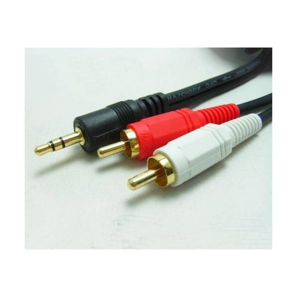 Nivatech Ntc 422 3.5 Mm. 2 Rca Line Aux Ses Kablosu - 5m - 5 m Ses Kablosu Fiyatı