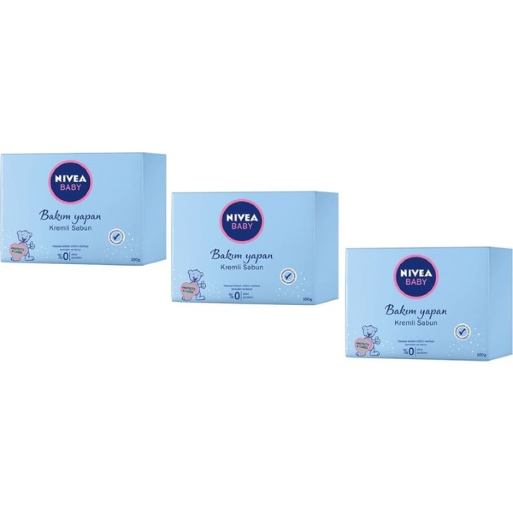 Nivea Baby Bakım Yapan Kremli Sabun 100 gr x 3 Bebek Sabunu Fiyatı