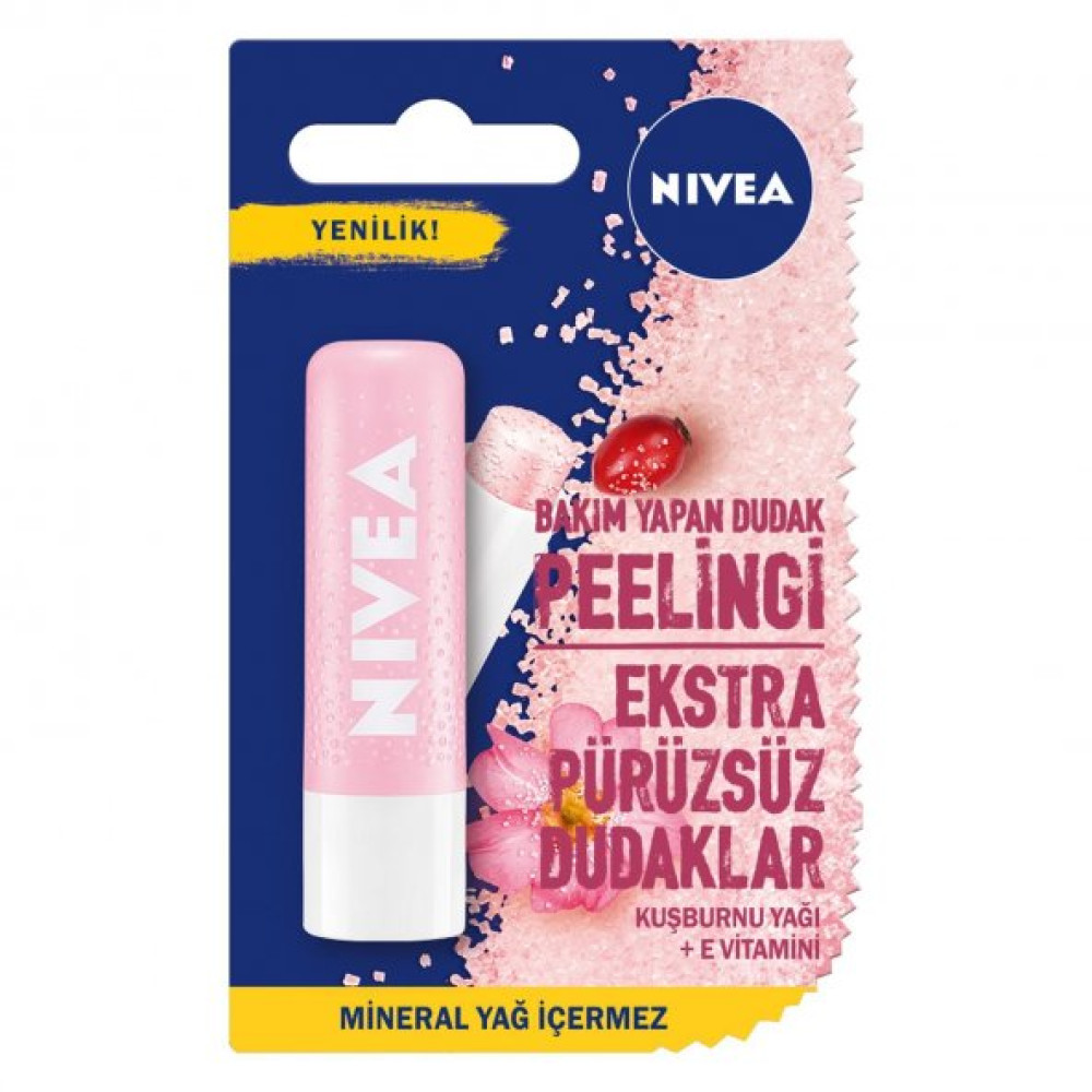 Nıvea Bakım Yapan Dudak Peelingi Kuşburnu Özlü 4.8 Gr Dudak Bakımı / Koruyucu Fiyatı