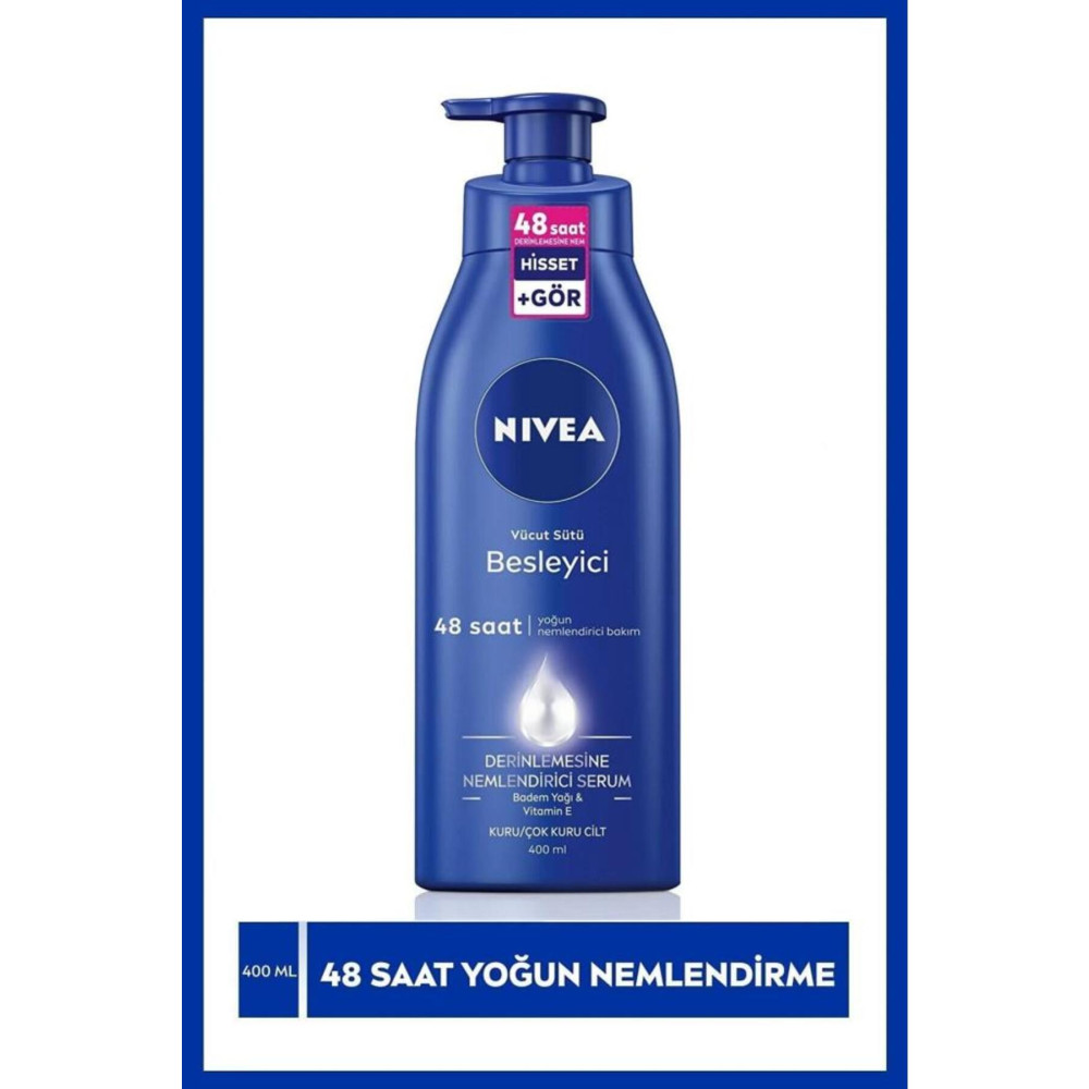 Nivea Besleyici Vücut Sütü (YOĞUN NEMLENDİRİCİ BAKIM) 400 ml Vücut Losyonu ve Nemlendiricileri Fiyatı