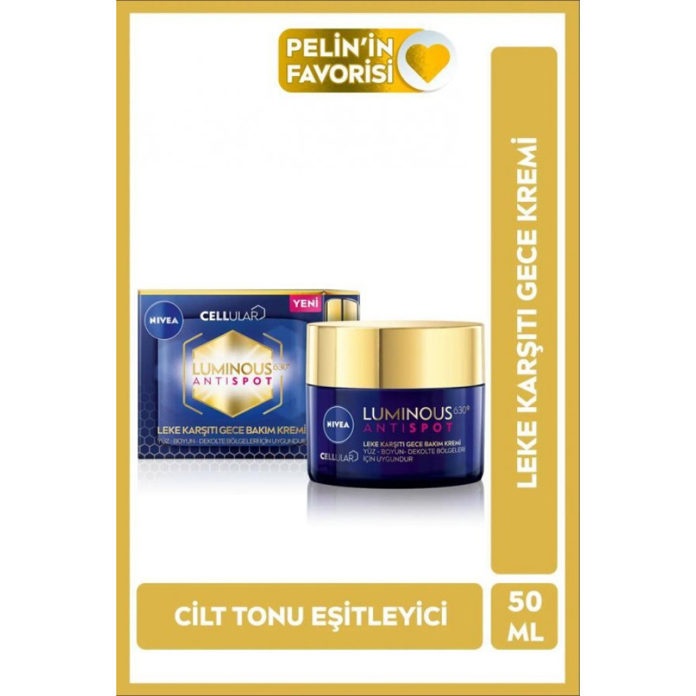 Nivea Cellular Luminous630 Antispot Leke Karsiti 50 Ml Gece Yuz Kremi Leke Kremi Fiyatı