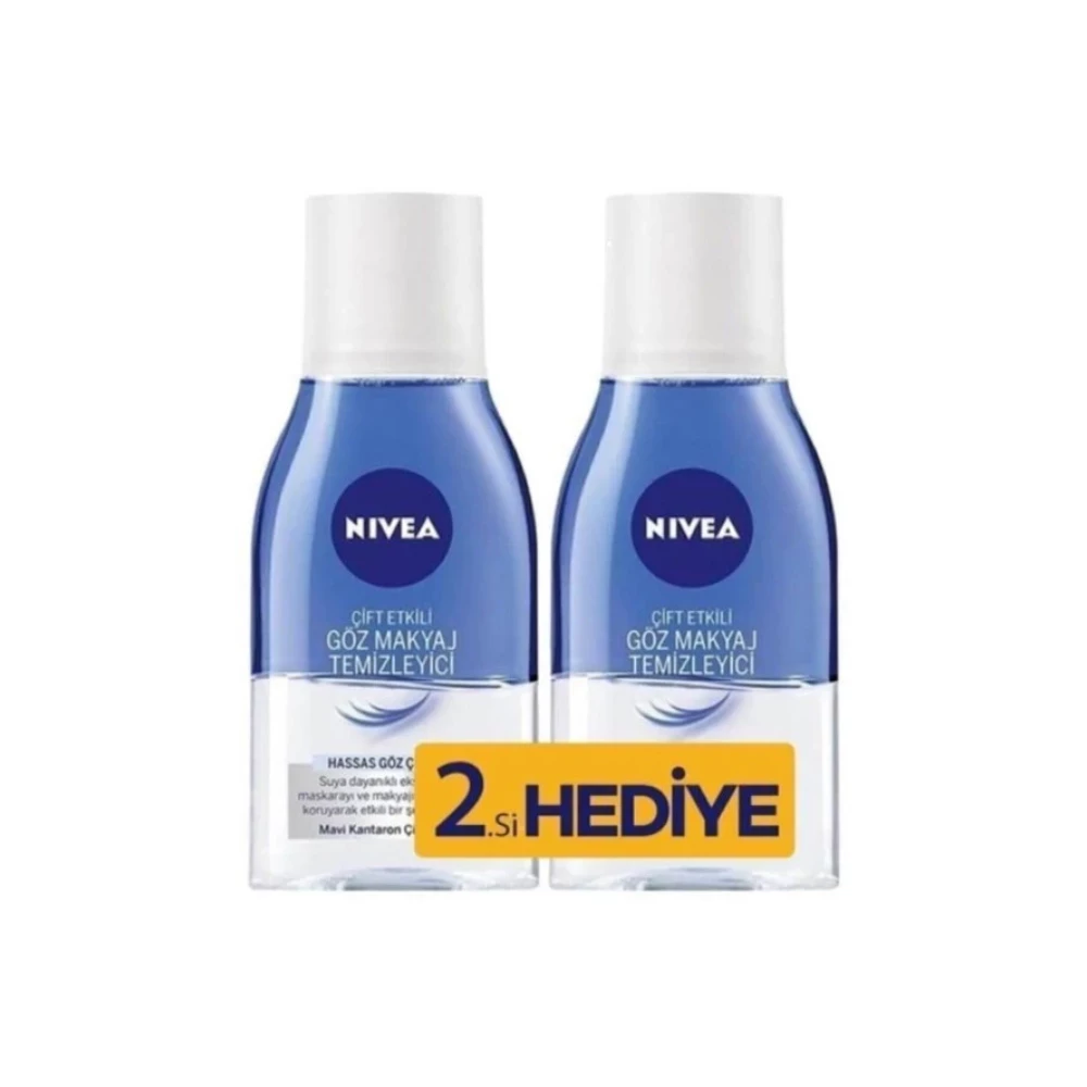 Nivea Cift Etkili Goz Makyaj Temizleme Suyu 2X125ml Makyaj Temizleyicileri Fiyatı