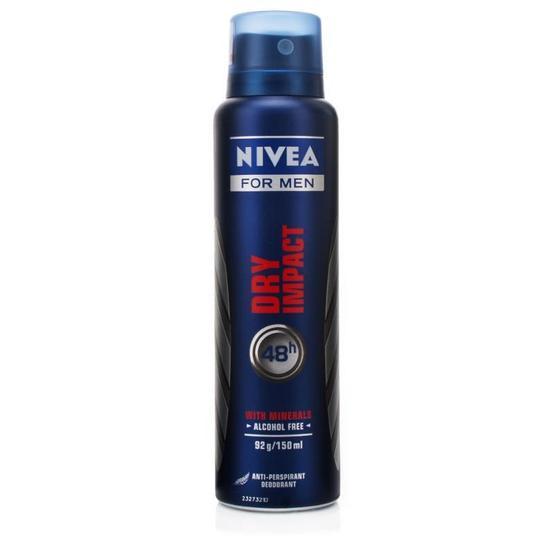 Nivea Dry impact 150 ml Erkek Deodorant Sprey Deodorantlar Fiyatı