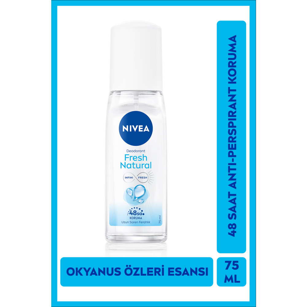 Nivea Kadın Pump Sprey Deodorant Fresh Natural 48 Saat Deodorant Koruması 75 ml Deodorantlar Fiyatı