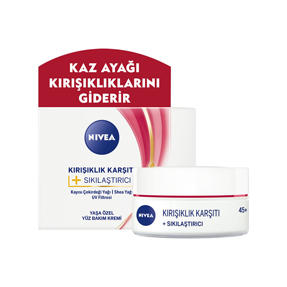 Nivea Kırışıklık Karşıtı + Sıkılaştırıcı 45+ Yaşa Özel Yüz Bakım Kremi 50 Ml Anti-Aging / Yaşlanma Karşıtı Fiyatı