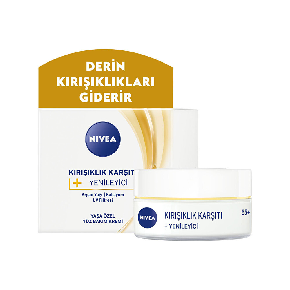 Nivea Kırışıklık Karşıtı + Yenileyici 55+ Yaşa Özel Yüz Bakım Kremi 50 Ml Anti-Aging / Yaşlanma Karşıtı Fiyatı