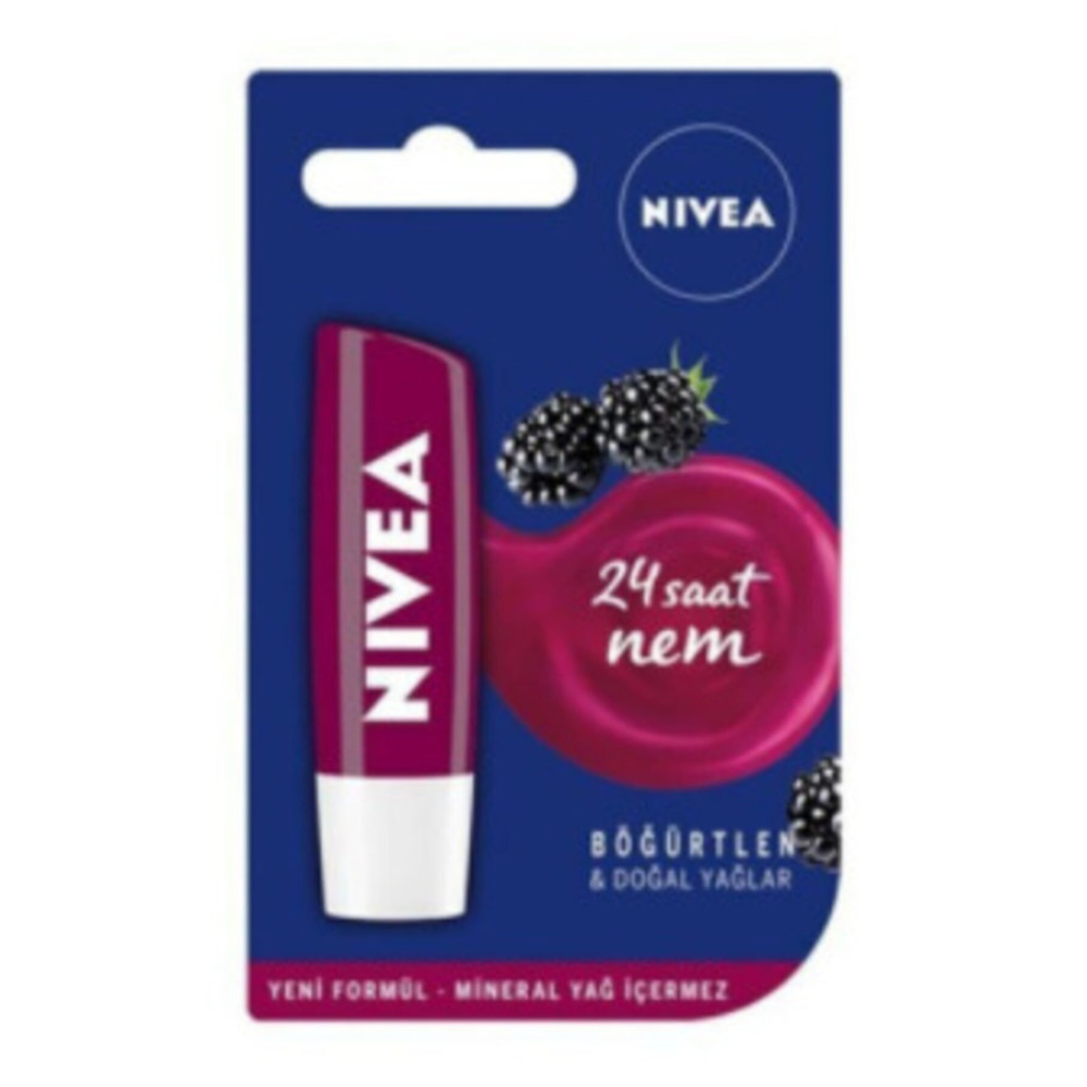 Nivea Lipstick Böğürtlen Dudak Kremi 4.8 Gr Dudak Bakımı / Koruyucu Fiyatı
