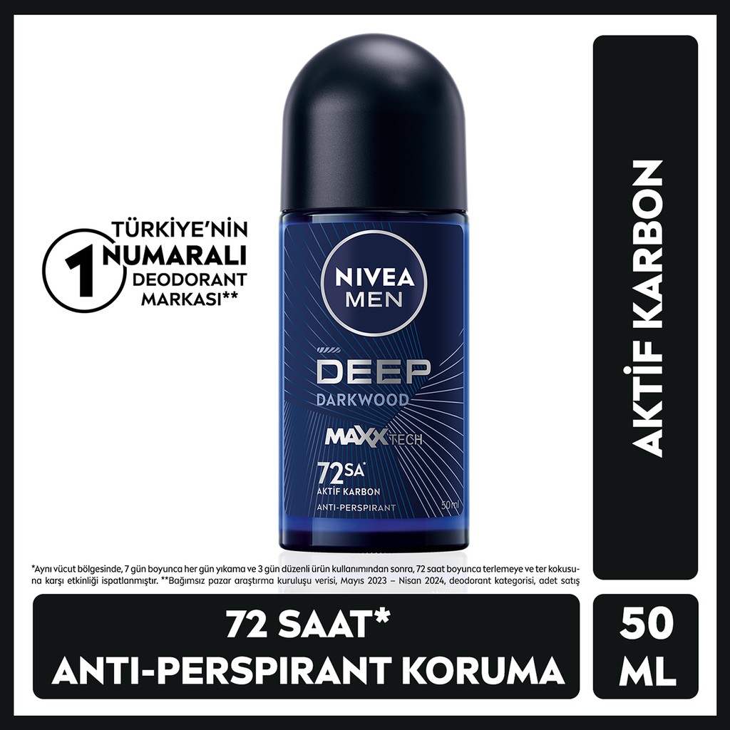 Nivea Men Deep Dimension Erkek Deodorant Roll-On 50 ml Deodorantlar Fiyatı
