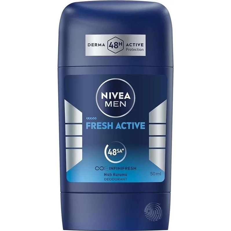 NIVEA Men Erkek Stick Deodorant Fresh Active 50 Ml 48 Saat Ter Kokusuna Karşı Etkili Koruma - 1 lt Evcil Hayvan Ürünleri Fiyatı